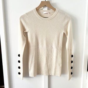SEE BY CHLOE white wool sweater